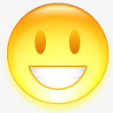 快乐表情符号面对乐趣微笑笑脸情图标图标