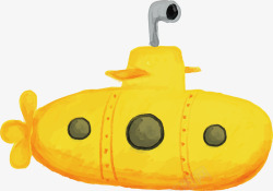 卡通潜艇潜艇矢量图高清图片