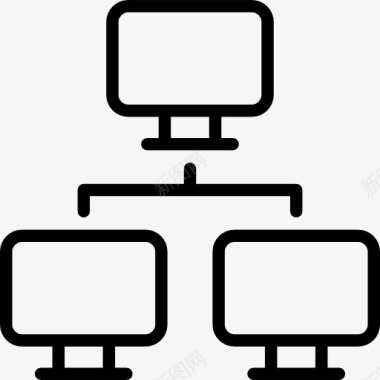 电脑信号网络图标图标