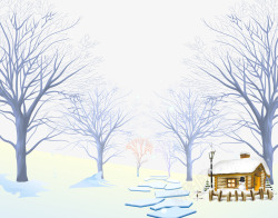 传统冬至二十四节气下大雪高清图片