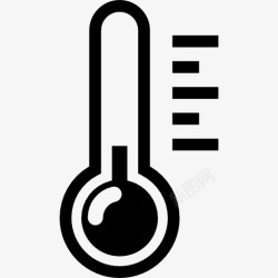通过工具和用具温度计图标高清图片