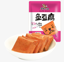 贪吃小站鱼豆腐素材