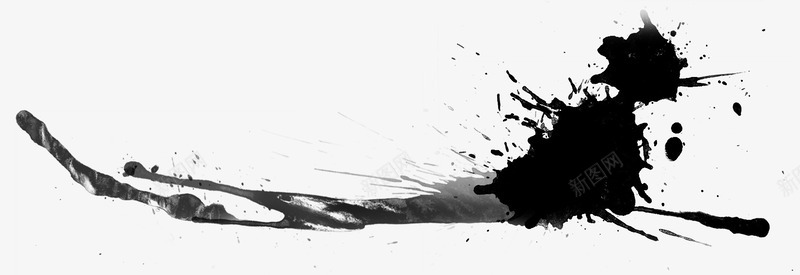 毛笔笔触墨迹泼墨点png免抠素材_88icon https://88icon.com 墨迹 实心点 毛笔 泼墨 笔触 运笔