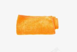 橙色棉布巾素材