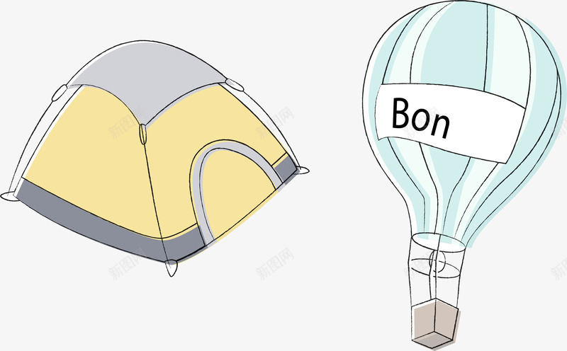 降落伞帐篷手绘卡通旅游元素矢量图ai免抠素材_88icon https://88icon.com 假日 假期 卡通 夏季 太阳 帐篷 手绘 旅游 旅游度假 旅行 海水 海滨 海滩 清新 蓝色 闲暇 降落伞 矢量图