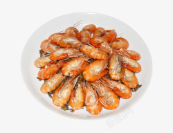 河虾元素干菜烤河虾高清图片