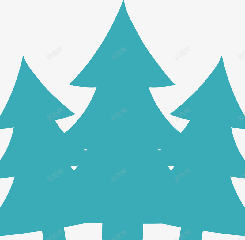 创意圣诞节小松树图矢量图ai免抠素材_88icon https://88icon.com 圣诞节 大图 小松树 盒子 礼物 矢量图