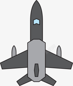 轰炸机战斗机矢量图素材
