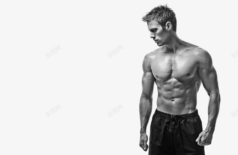 健身男性肌肉展示png免抠素材_88icon https://88icon.com 健身 男性 肌肉 身材