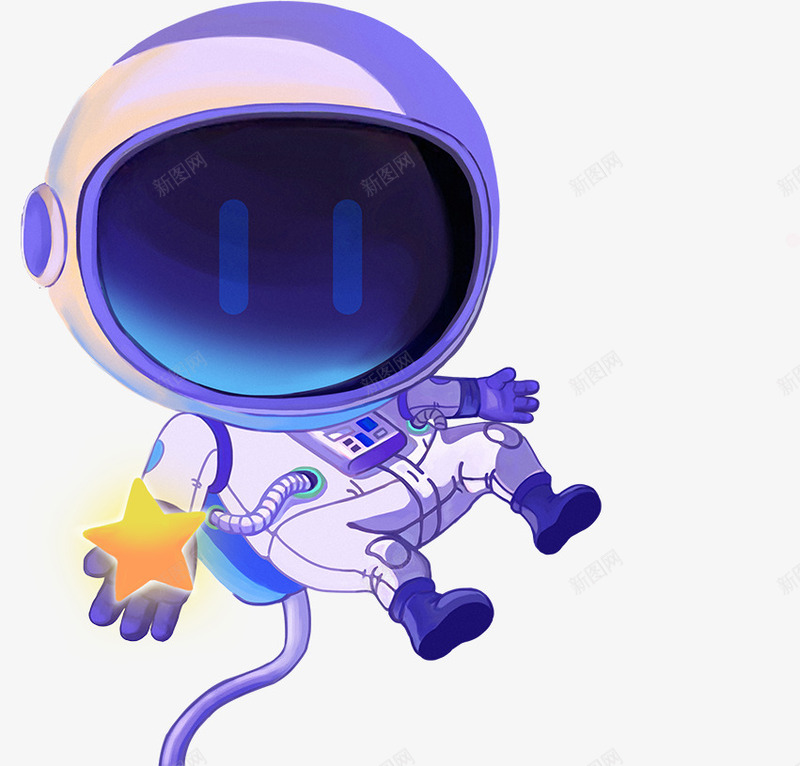 穿着太空服的小孩png免抠素材_88icon https://88icon.com 可爱 太空服 小孩 星星