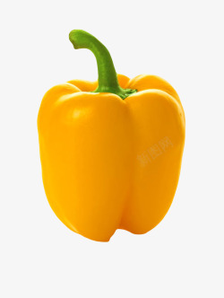 甜椒黄色美味菜肴黄灯笼椒实物高清图片
