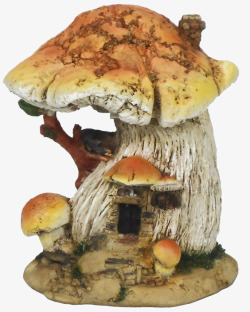 创意蘑菇房子素材