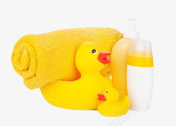 黄色绝缘体母婴玩具橡胶鸭实物素材
