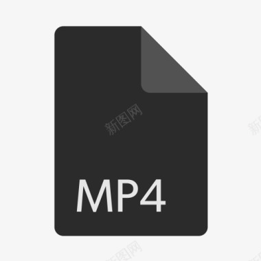延伸文件格式MP4该公司平板彩图标图标