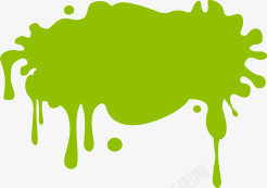 绿色液体墨水海报背景素材