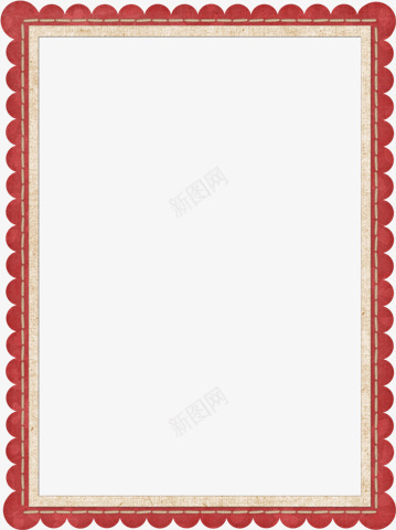 卡通边框相框图案红色边框png免抠素材_88icon https://88icon.com 卡通 卡通图片 手绘 手绘图片 手绘相框 手绘相框图片 手绘边框 手绘边框素材 红色 花边 质感 边框图片 边框素材
