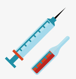 蓝色针筒针筒蓝色小图标高清图片