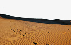 沙漠脚印素材