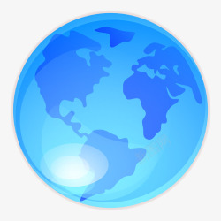世界地球日蓝色地球素材