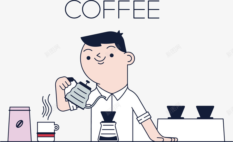 办公室茶水间插画png免抠素材_88icon https://88icon.com 公司环境 办公室 卡通插画 咖啡 茶水间