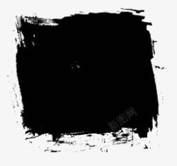 毛笔勾勒毛笔笔触高清图片