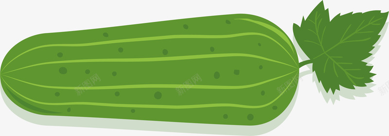 阴影扁平风格黄瓜矢量图eps免抠素材_88icon https://88icon.com 卡通黄瓜 扁平风格 水果蔬菜 矢量黄瓜 翠绿的黄瓜 阴影 矢量图