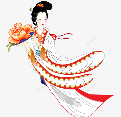 中秋节日嫦娥仕女png免抠素材_88icon https://88icon.com 中秋 仕女 古代仕女图 嫦娥 素材 节日