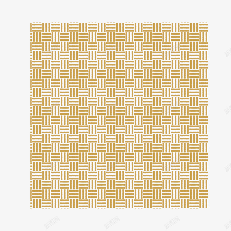 一副编织纹样的装饰图矢量图ai免抠素材_88icon https://88icon.com 几何图案 底纹 扁平化 橙色 纹理 藤编 装饰 矢量图