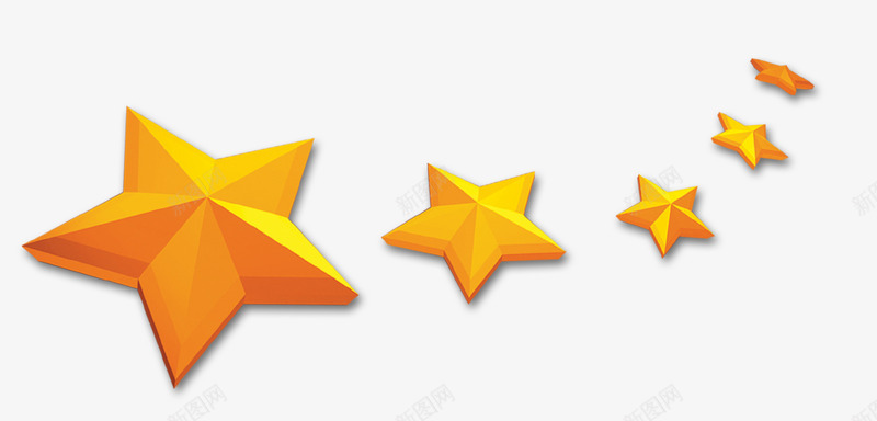 黄色五角星装饰png免抠素材_88icon https://88icon.com 五一节 五四青年节 五角星 国庆节 手绘