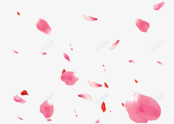 飘散的桃花花瓣png免抠素材_88icon https://88icon.com 唯美 桃花花瓣 浪漫 飘散