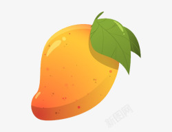 芒果水果png可爱手绘芒果高清图片