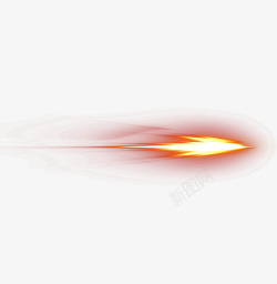 火光陨石坠落冲击红色火焰高清图片