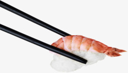 实物筷子夹着的油焖虾素材