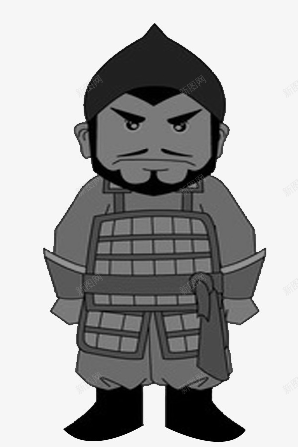 石头士兵兵马俑png免抠素材_88icon https://88icon.com 兵马俑 兵马俑卡通 卡通 古代士兵 灰色 灰色人像 盔甲 石头人物