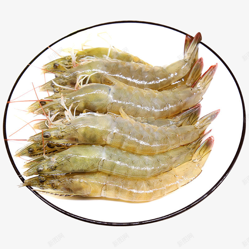 盘子里整齐的大虾png免抠素材_88icon https://88icon.com 产品食物 大虾 整齐的虾 海产品 海鲜 盘子 食物