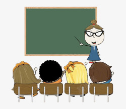 教学的教师听老师讲课的学生高清图片