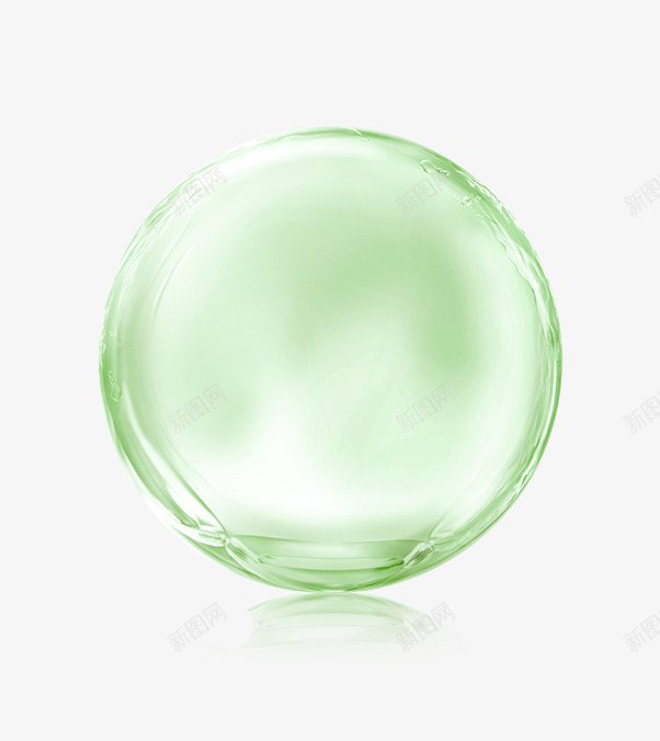 绿色圆形气泡卡通效果png免抠素材_88icon https://88icon.com 卡通 圆形 效果 气泡 绿色