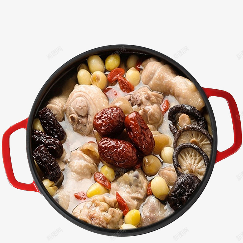 浓郁营养熬制汤锅实物图png免抠素材_88icon https://88icon.com 不锈钢 健康 实物 熬汤 美味 营养 食物