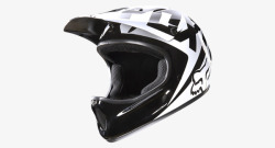 黑白色头盔摩托车头盔高清图片