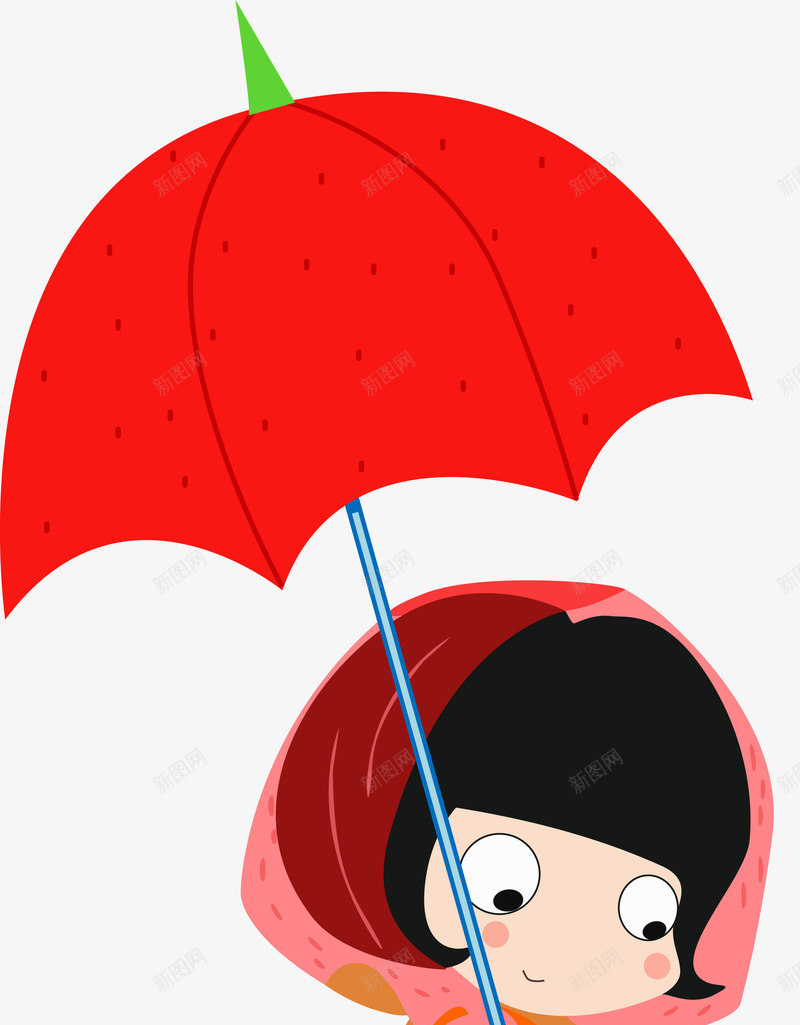 打红伞的小女孩矢量图ai免抠素材_88icon https://88icon.com 伞下的女孩 手绘雨伞 打伞的人物免抠 打伞的人物免抠素材 打伞的女孩 打红伞的女孩 红色 红色雨伞 红色雨伞免抠 红色雨伞免抠素材 雨伞 矢量图