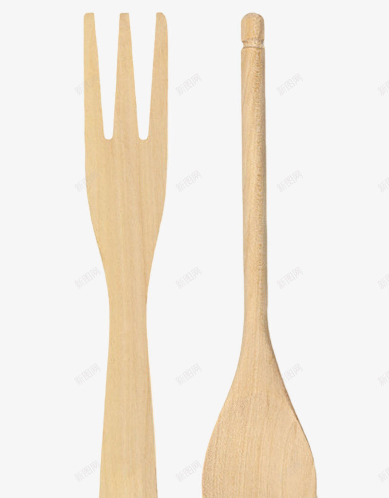 清晰的木质汤勺和叉子实物png免抠素材_88icon https://88icon.com 叉子 器具 容器 工具 排列 木汤勺 木质 盛装 舀取 进食 餐具