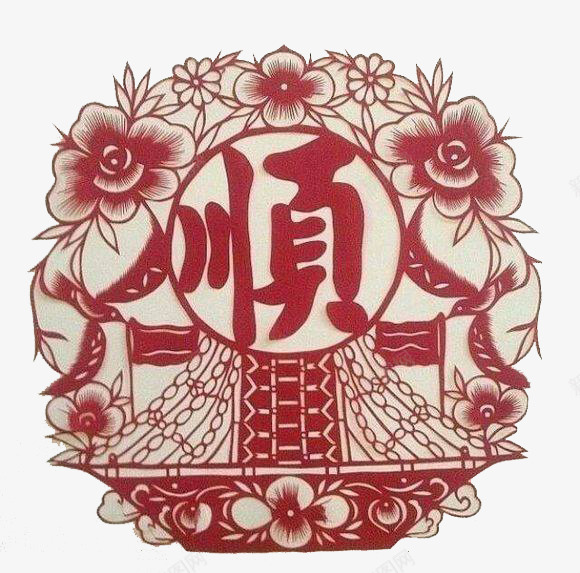 寓意顺心的图案png免抠素材_88icon https://88icon.com 剪纸 工艺品 心想事成 新年平安寓意图案 装饰