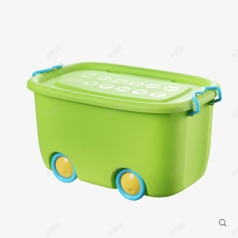 带着轮子的绿色收纳箱png免抠素材_88icon https://88icon.com 塑料 塑料收纳箱 塑胶盒子 收纳盒 收纳箱 新材料 环保材料 轮子