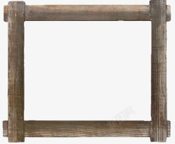 木头相框木框高清图片