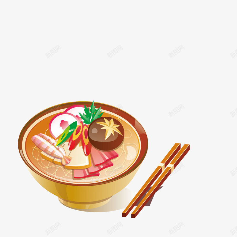 卡通碗里的麻辣烫png免抠素材_88icon https://88icon.com 卡通美食 碗 筷子 美食 食物 餐饮 麻辣烫