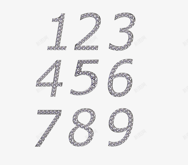 倾斜钻石阿拉伯数字png免抠素材_88icon https://88icon.com 倾斜 数字 钻石 钻石阿拉伯数字 阿拉伯数字