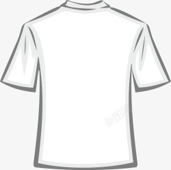 T恤背面T恤短袖背面图标高清图片