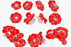 梅花漂亮的梅花花朵素材