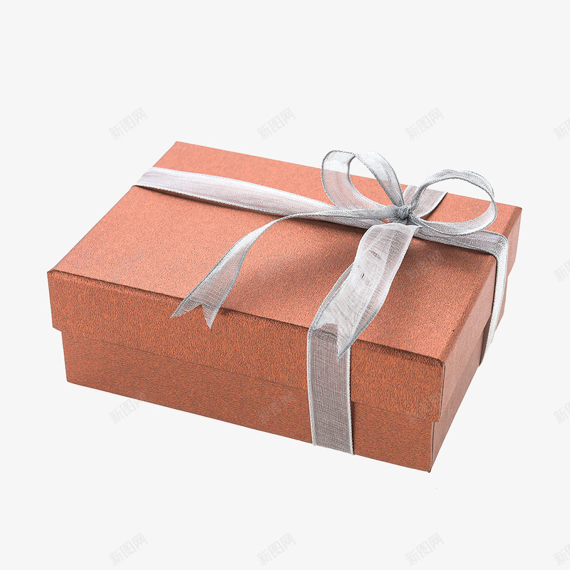 礼物盒png免抠素材_88icon https://88icon.com 粉色 银色飘带 长方形箱子 长盒子 高清
