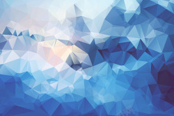 蓝调抽象菱格大背景图素材